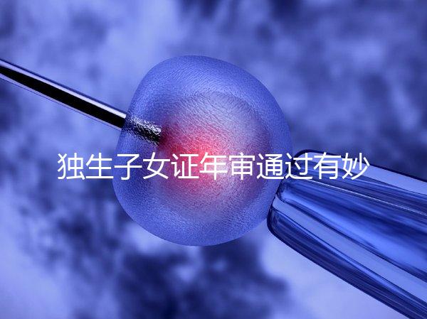 獨生子女證年審通過有妙招,網上辦理不用跑