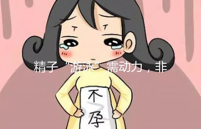 精子“游泳”需動(dòng)力，非前向運(yùn)動(dòng)率低才有好孕