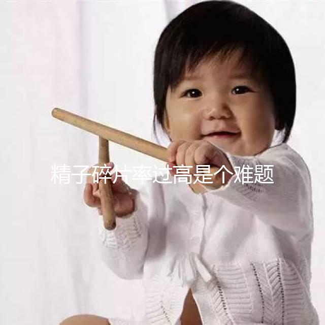 精子碎片率過高是個難題，改善質(zhì)量只靠勃銳精可不行