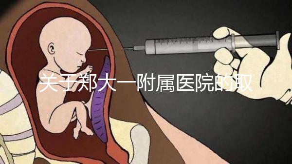 關于鄭大一附屬醫院的取卵流程和住院情況，試管媽媽請收好