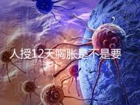 人授12天胸脹是不是要來例假了難說，脹痛嚴(yán)重請驗(yàn)孕