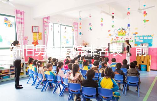 新舊男科醫(yī)院排名表，前十種生殖疾病非常可靠