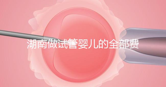湖南做試管嬰兒的全部費用大概是多少錢？附湖南試管嬰兒醫院排名一覽！