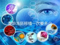 高齡凍胚移植一次要多少錢？解凍費只有幾千元真的不貴